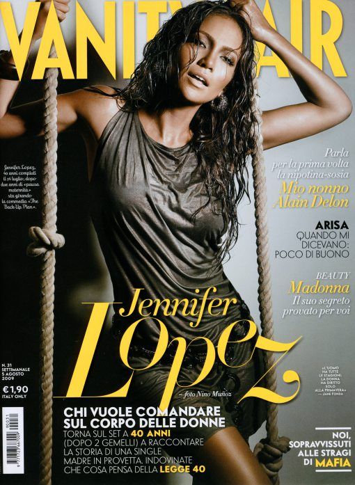 VANITY FAIR (Italy) magazine side cover Issue 31 5 August 2009
