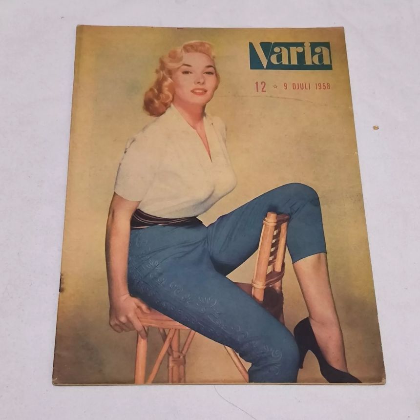 VARIA magazine side cover Issue 12 9 July 1958