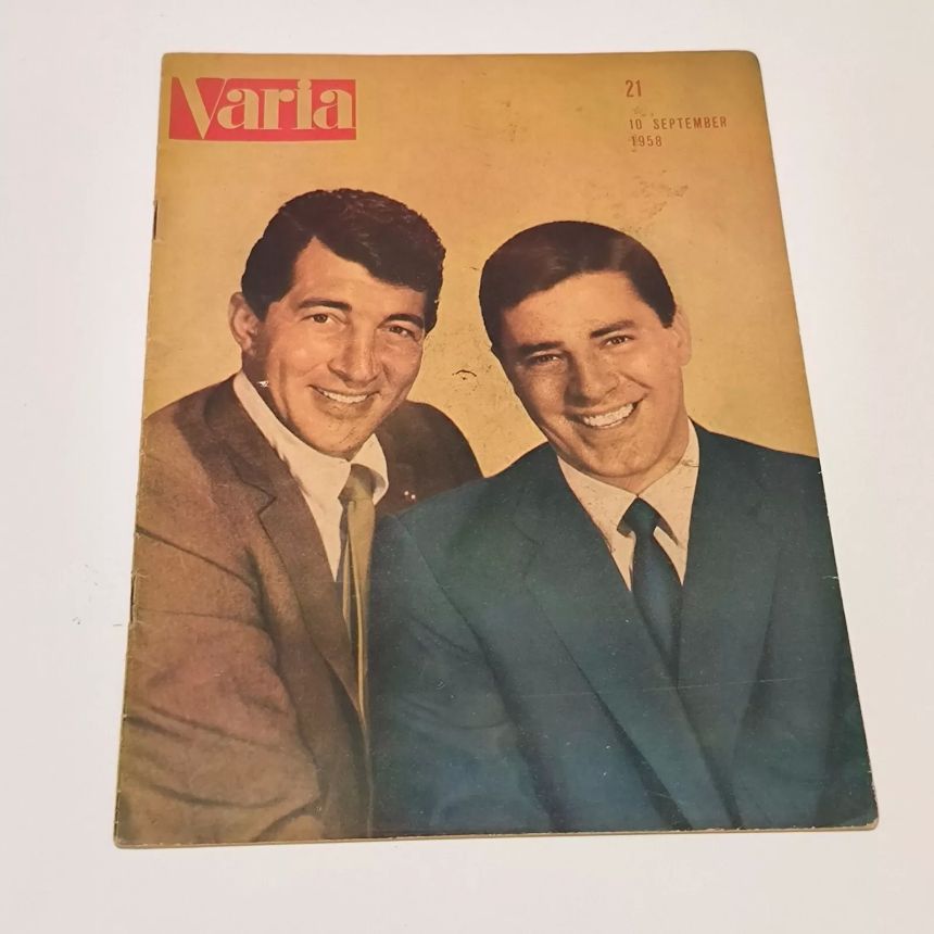 VARIA magazine side cover Issue 21 10 September 1958