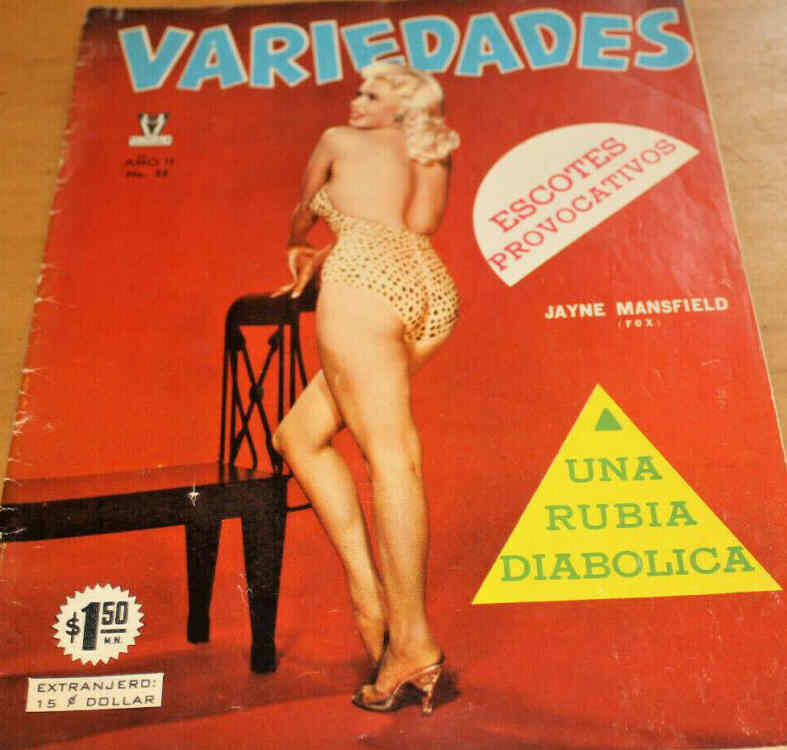 VARIEDADES magazine side cover  August 1957