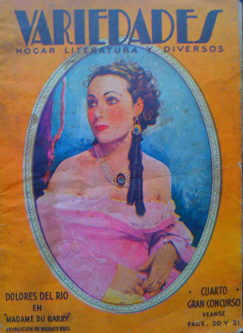 VARIEDADES magazine side cover  1935