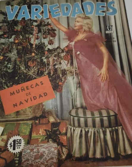 VARIEDADES magazine side cover  December 1956