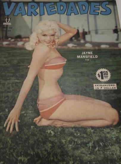 VARIEDADES magazine side cover  October 1958