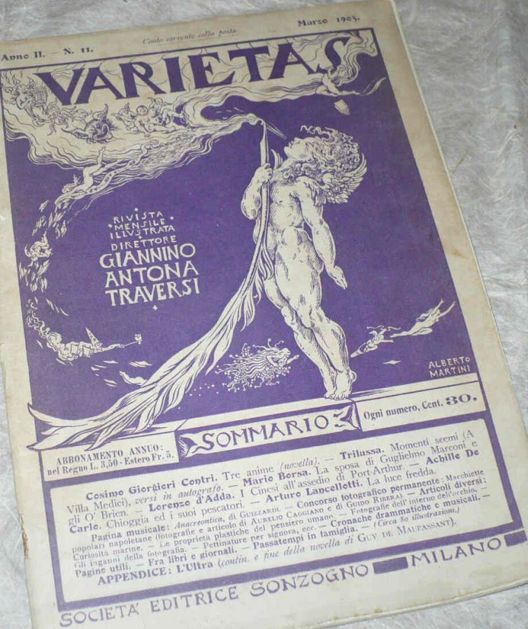 VARIETAS magazine side cover Issue 11 March 1905