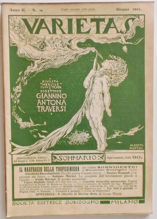 VARIETAS magazine side cover Issue 14 June 1905