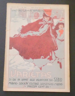 VARIETAS magazine side cover Issue 43 November 1907