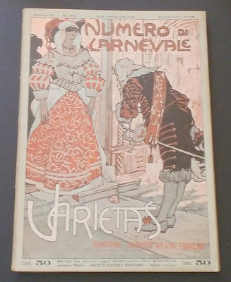 VARIETAS magazine side cover Issue 46 February 1908