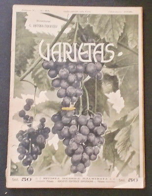 VARIETAS magazine side cover Issue 54 October 1908