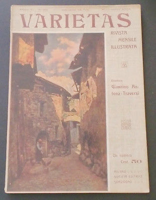 VARIETAS magazine side cover Issue 55 November 1908