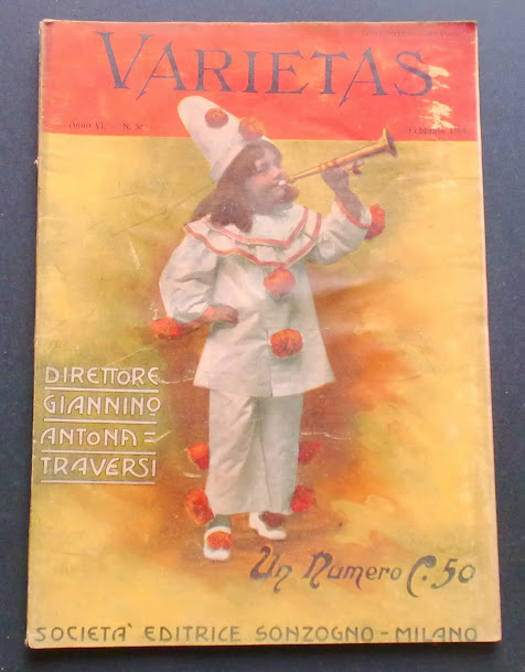 VARIETAS magazine side cover Issue 58 February 1909