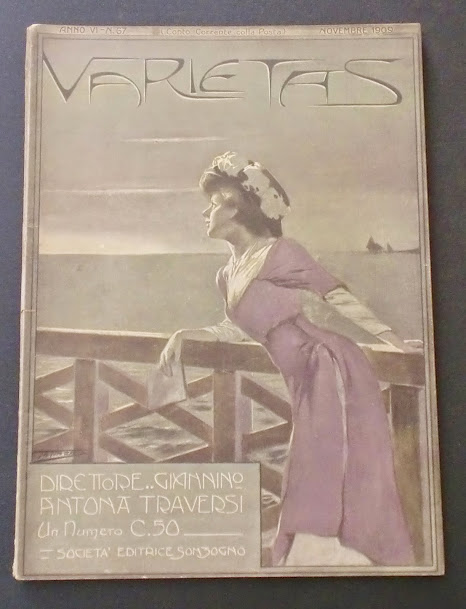VARIETAS magazine side cover Issue 67 November 1909