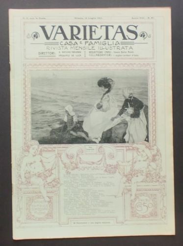 VARIETAS magazine side cover Issue 87 July 1911