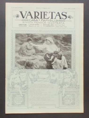 VARIETAS magazine side cover Issue 88 August 1911