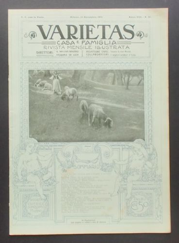 VARIETAS magazine side cover Issue 91 November 1911