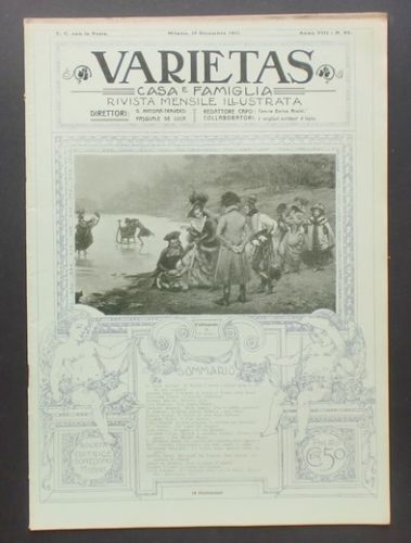 VARIETAS magazine side cover Issue 92 December 1911
