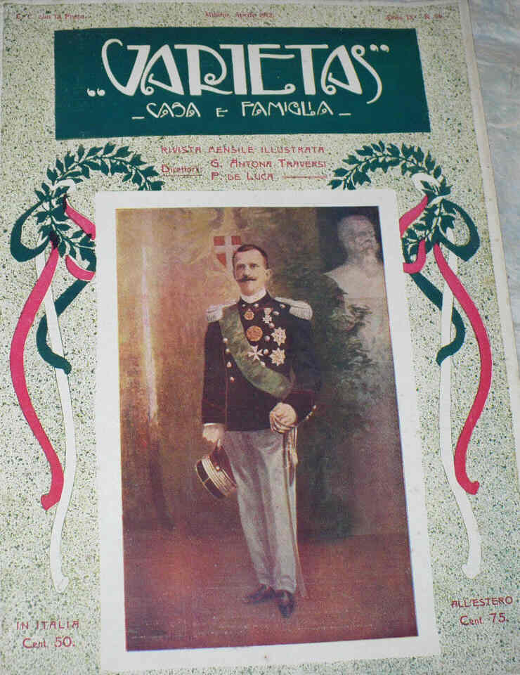 VARIETAS magazine side cover Issue 96 April 1912