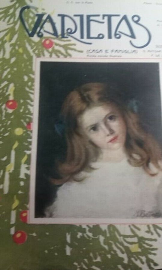 VARIETAS magazine side cover Issue 104 December 1912