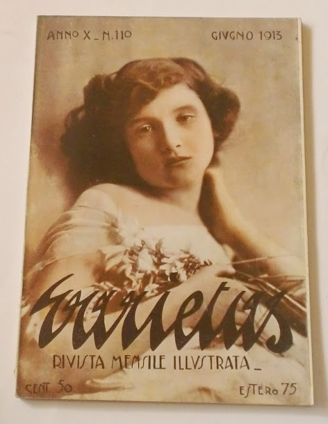 VARIETAS magazine side cover Issue 110 June 1913