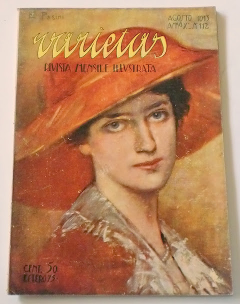 VARIETAS magazine side cover Issue 112 August 1913