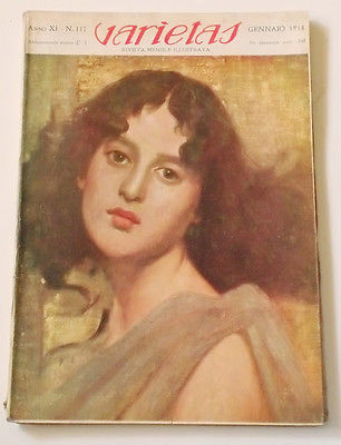 VARIETAS magazine side cover Issue 117 January 1914