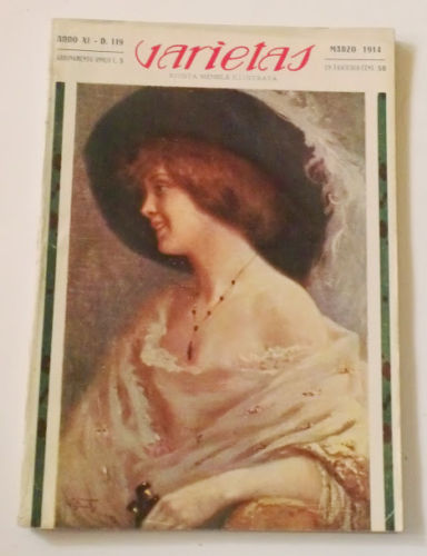 VARIETAS magazine side cover Issue 119 March 1914