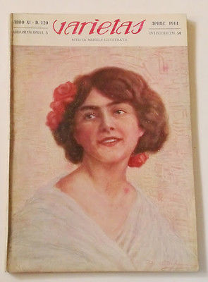 VARIETAS magazine side cover Issue 120 April 1914