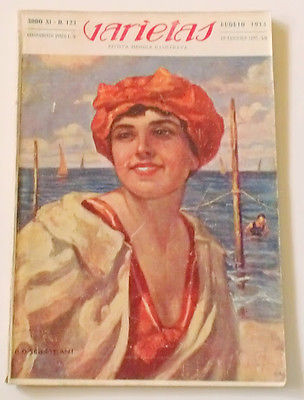 VARIETAS magazine side cover Issue 123 July 1914