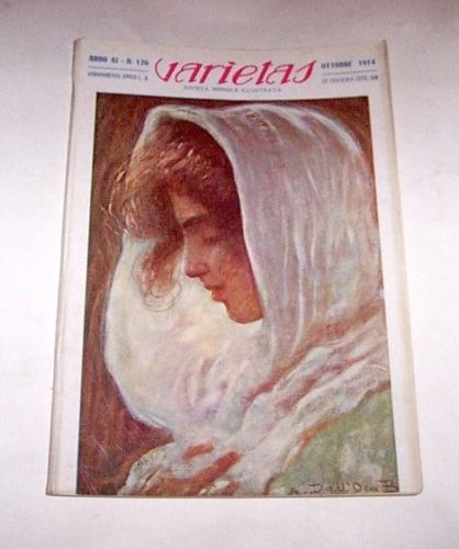VARIETAS magazine side cover Issue 126 October 1914