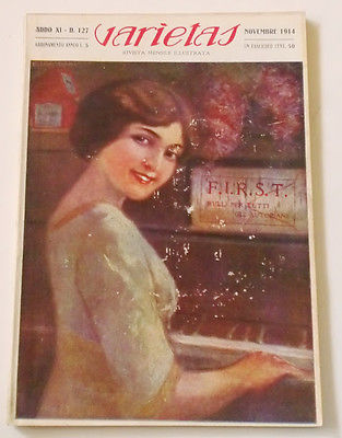 VARIETAS magazine side cover Issue 127 November 1914