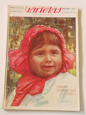 VARIETAS magazine side cover Issue 128 December 1914