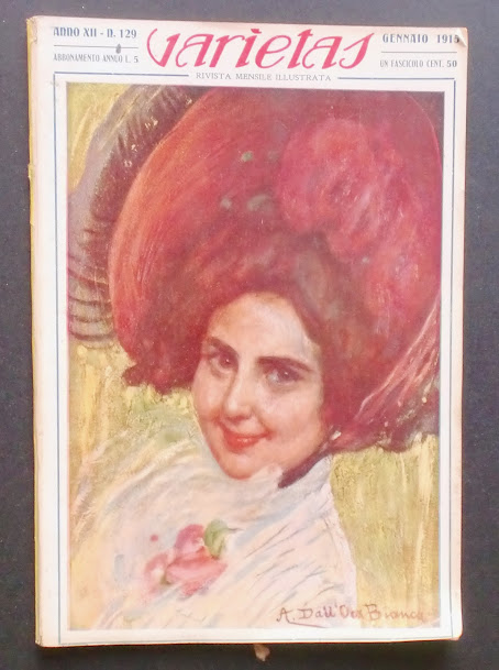 VARIETAS magazine side cover Issue 129 January 1915
