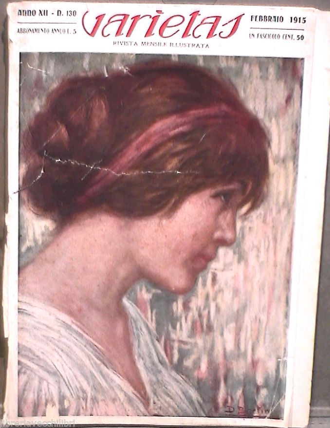 VARIETAS magazine side cover Issue 130 February 1915