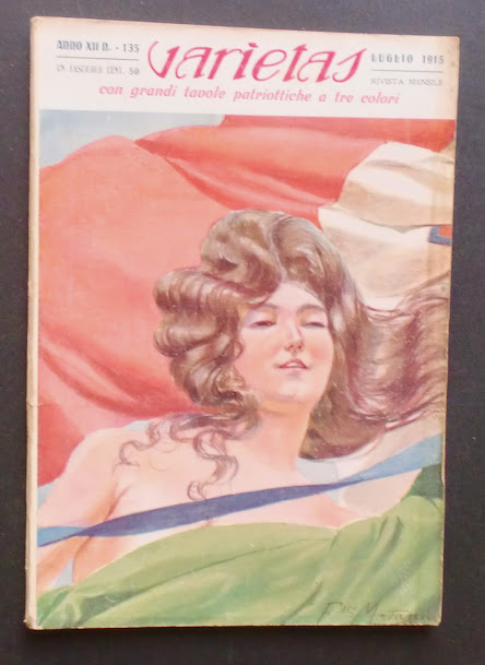 VARIETAS magazine side cover Issue 135 July 1915