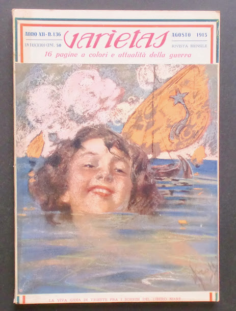 VARIETAS magazine side cover Issue 136 August 1915