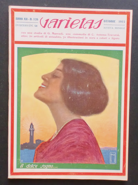 VARIETAS magazine side cover Issue 138 October 1915