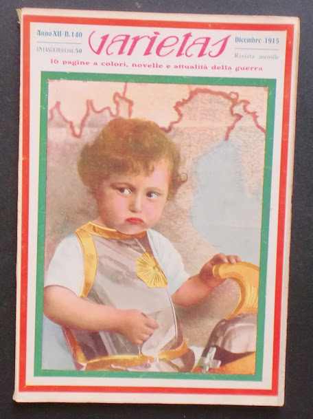 VARIETAS magazine side cover Issue 140 December 1915