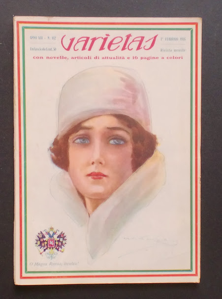 VARIETAS magazine side cover Issue 142 February 1916