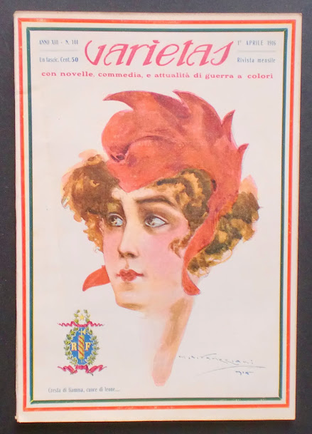 VARIETAS magazine side cover Issue 144 April 1916