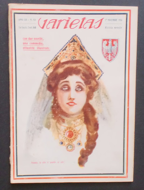 VARIETAS magazine side cover Issue 151 November 1916