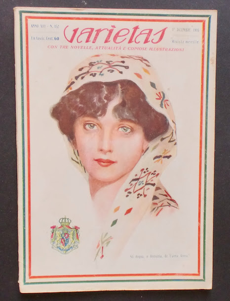 VARIETAS magazine side cover Issue 152 December 1916