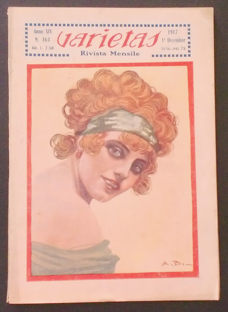 VARIETAS magazine side cover Issue 164 December 1917