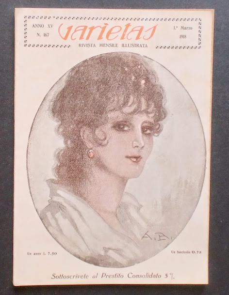 VARIETAS magazine side cover Issue 167 March 1918