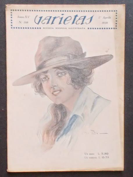 VARIETAS magazine side cover Issue 168 April 1918