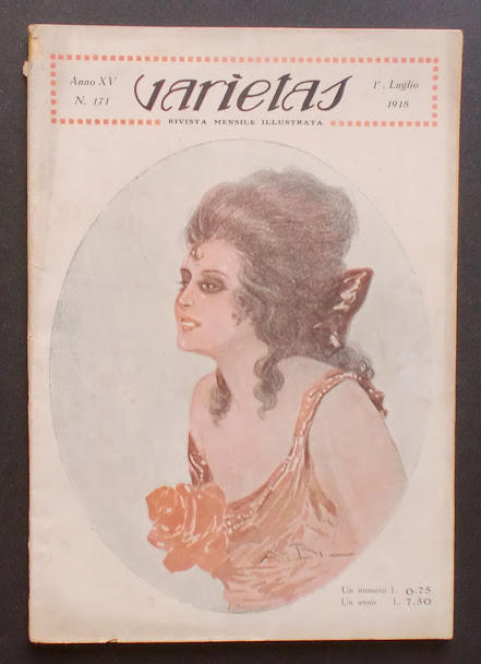 VARIETAS magazine side cover Issue 171 July 1918