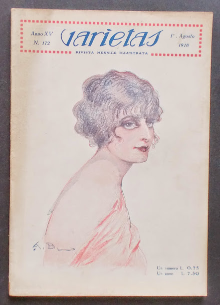 VARIETAS magazine side cover Issue 172 August 1918