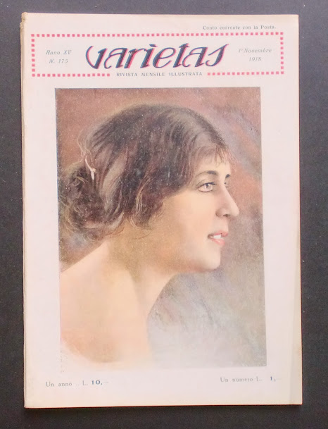 VARIETAS magazine side cover Issue 175 November 1918