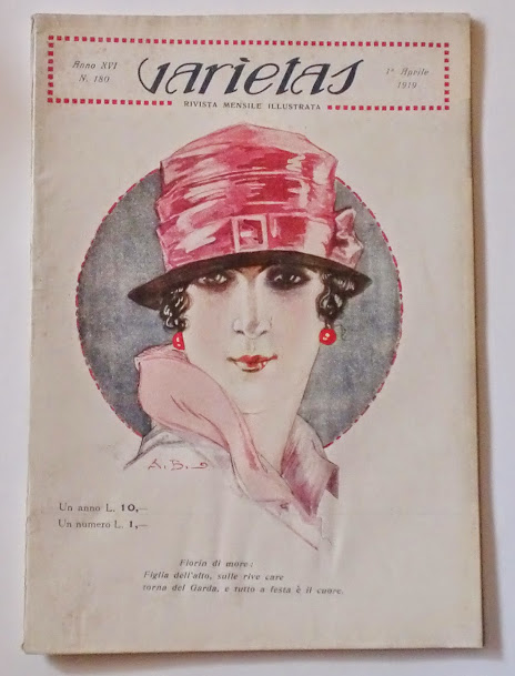 VARIETAS magazine side cover Issue 180 April 1919