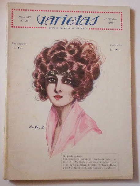VARIETAS magazine side cover Issue 186 October 1919