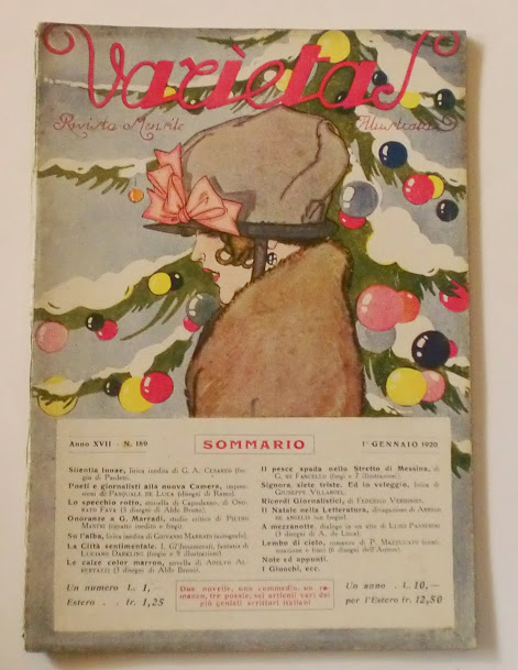 VARIETAS magazine side cover Issue 189 January 1920