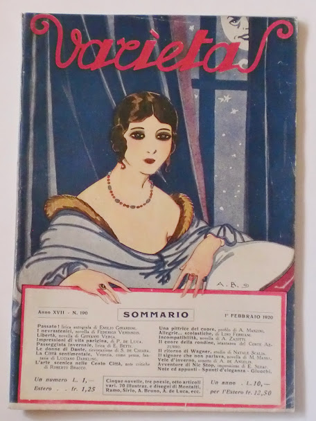 VARIETAS magazine side cover Issue 190 February 1920